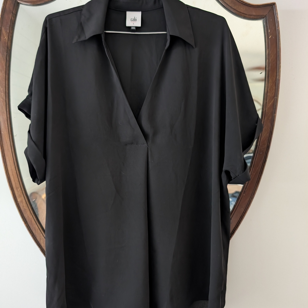 CAbi Black Women's Blouse